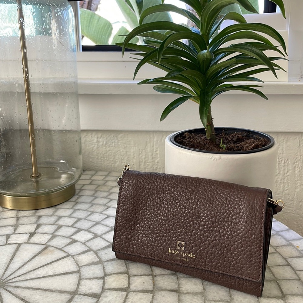 Kate Spade Leather Brown Crossbody